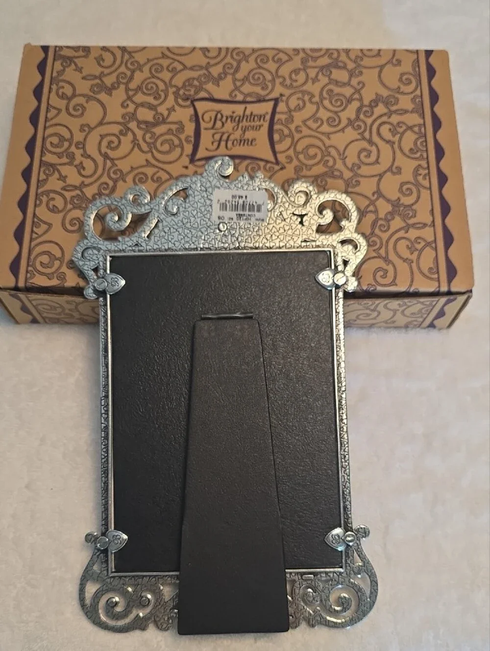 Brighton Ornate Silver Scrollwork Picture Frame 5x7